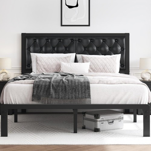Queen bed frame - bed,